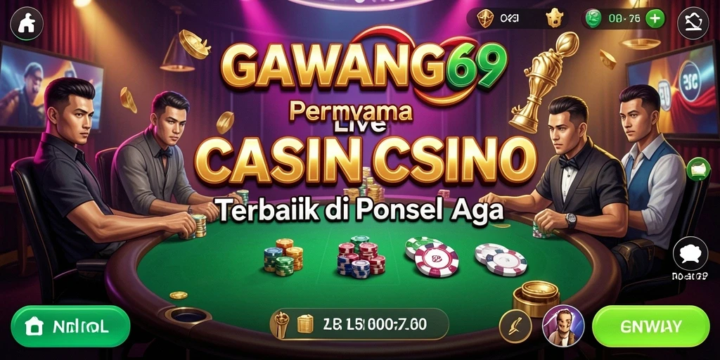 Tampilan gameplay Live Casino yang menegangkan di GAWANG69.