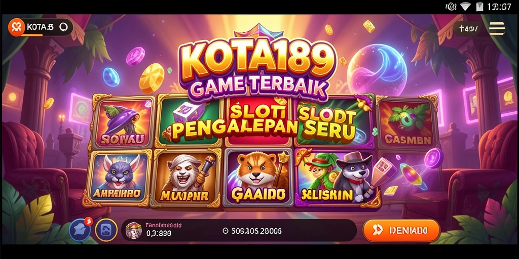 Screenshot gameplay KOTA189 menampilkan suasana game slot yang menghibur.