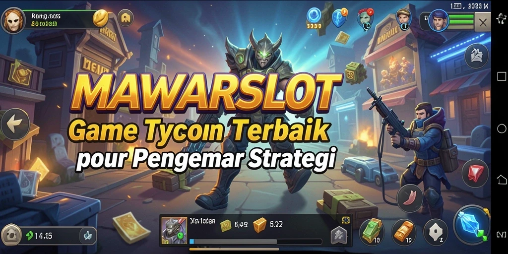 Tampilan gameplay seru dari MAWARSLOT yang menantang strategi bisnis Anda.