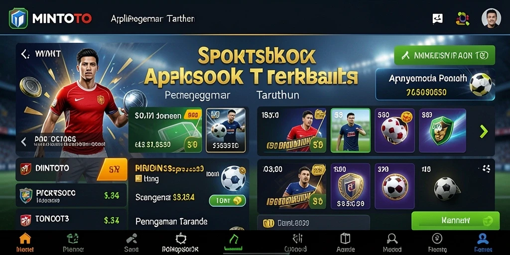 Tampilan gameplay taruhan olahraga di MINTOTO yang mudah diakses.