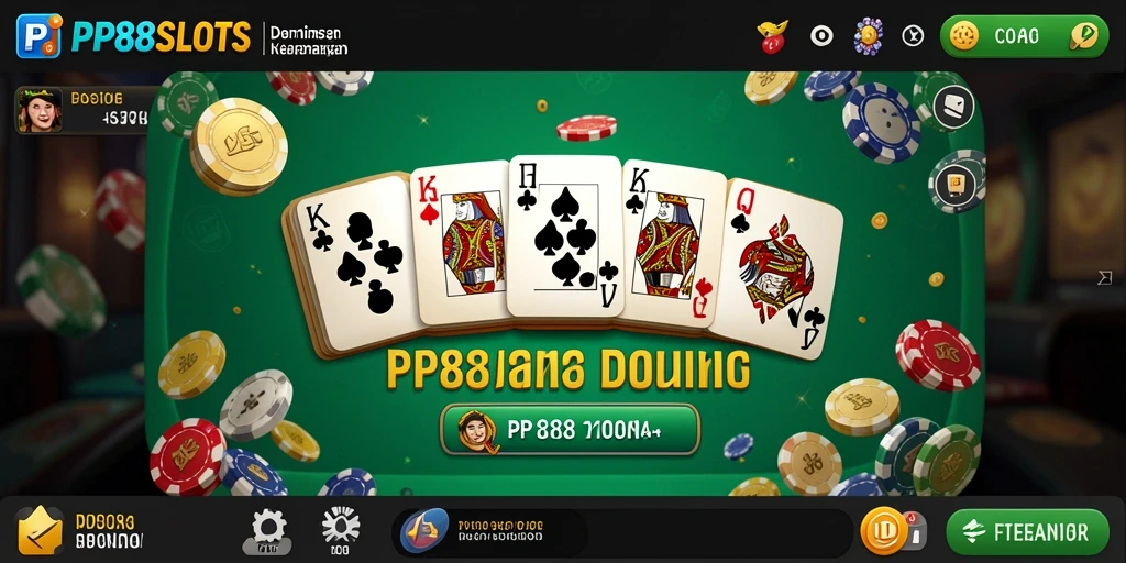Screenshot menangkap keseruan gameplay Domino di PP88SLOTS.