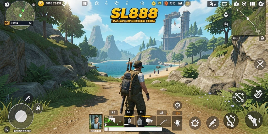 Tampilan gameplay SL888 di dunia terbuka yang menakjubkan.