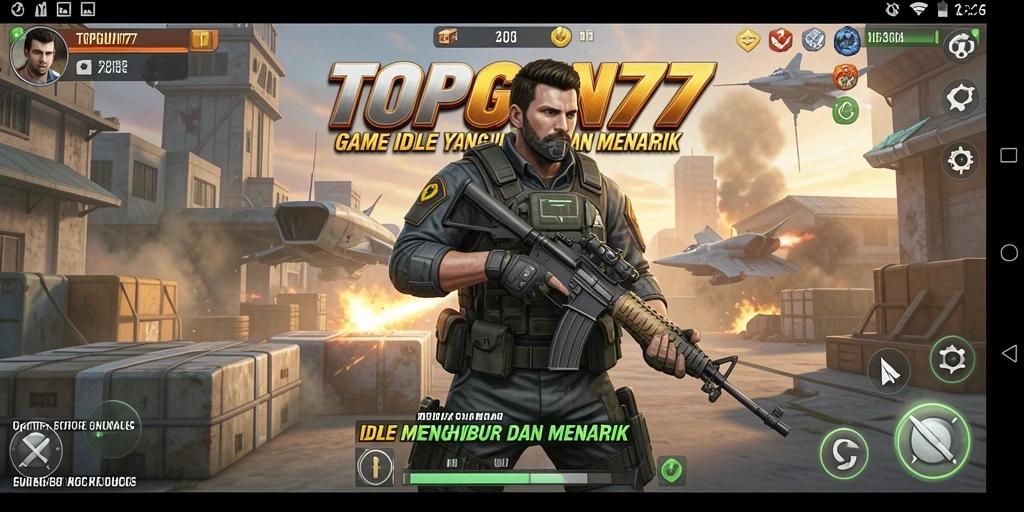 Screenshot menunjukkan gameplay Idle yang menarik dan interaktif.