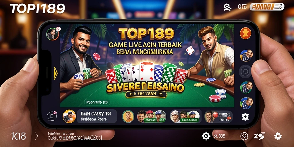 Gameplay menegangkan di TOPI189 dengan dealer langsung.